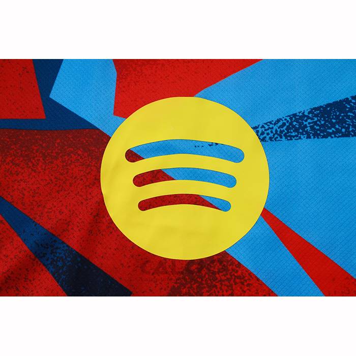 Tuta da Track FC Barcellona Manica Corta 2025-2026 Blu Rosso - Pantaloncini